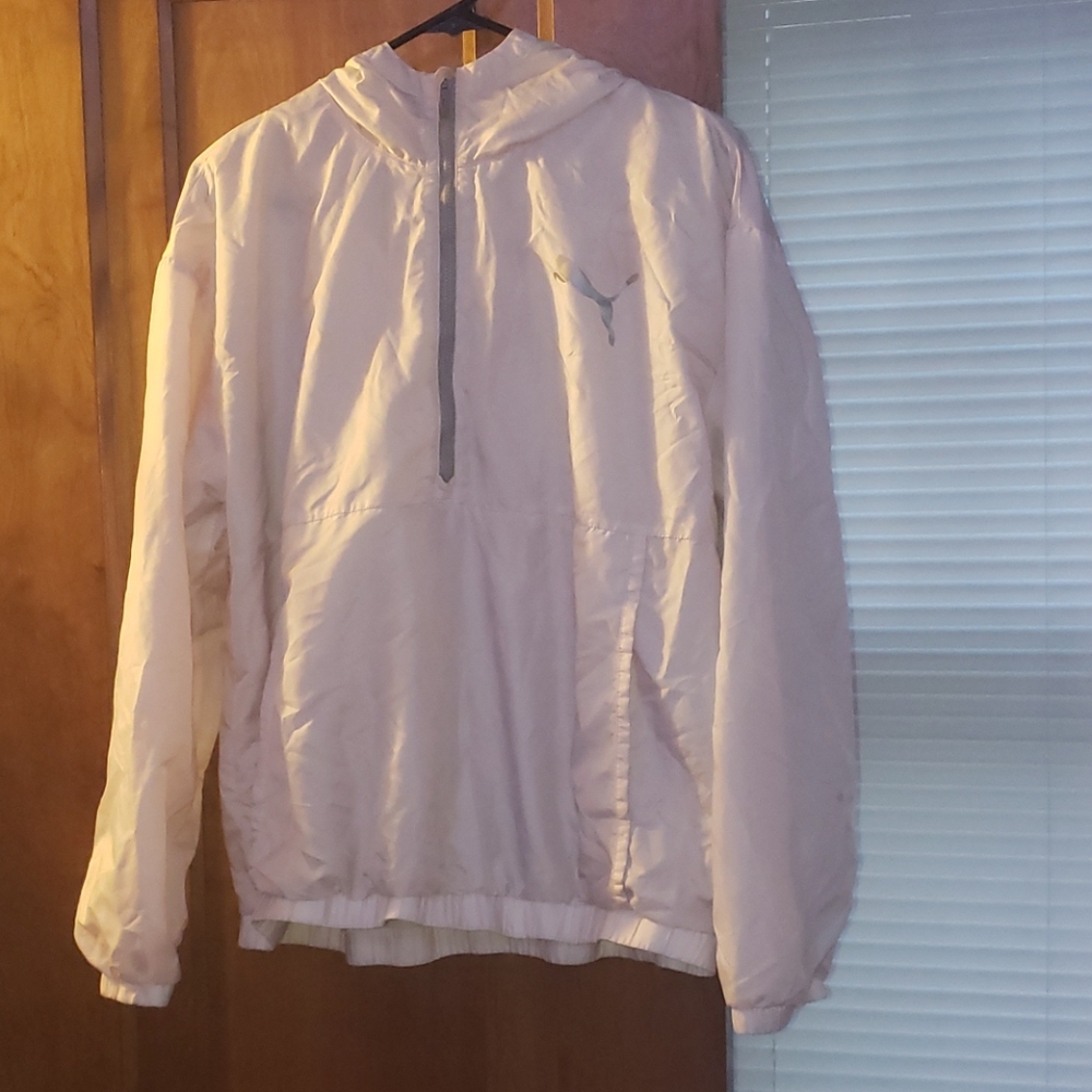 Light pink puma bomber jacket